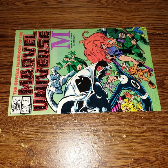 Official Handbook of the Marvel Universe M #7 (Marvel Comics, July 1983) - Picture 3 of 3